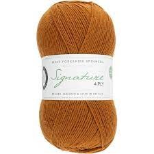 WYS Signature 4 Ply Solids - Nutmeg 630