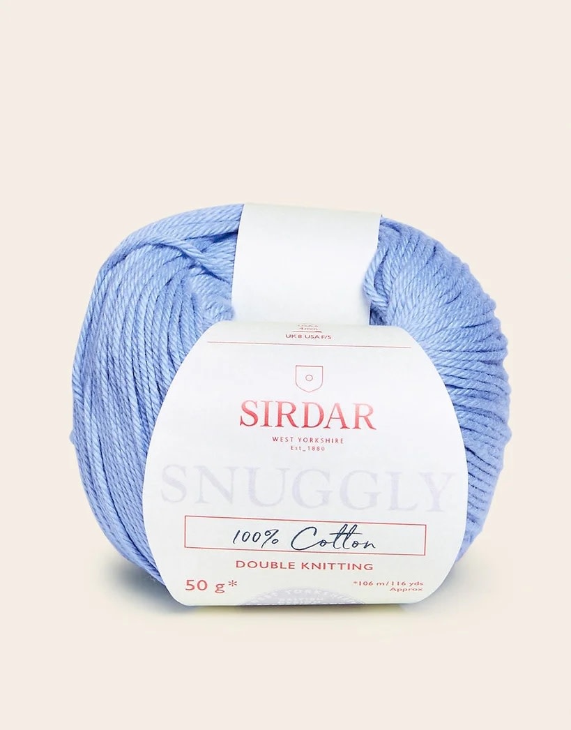 Sirdar Snuggly 100% Cotton - Sky Blue