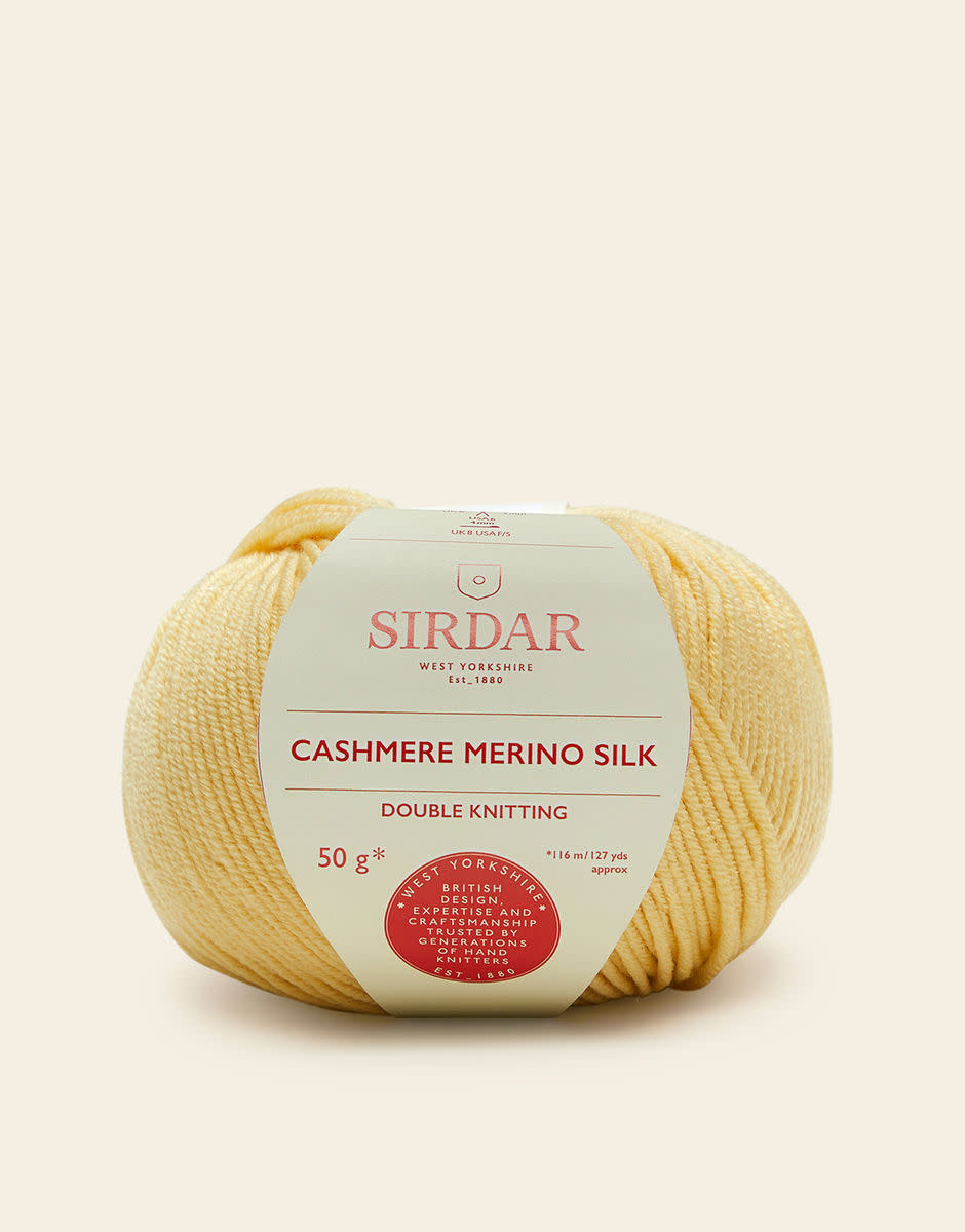 Sirdar Cashmere Merino Silk - Morning Yellow 0413
