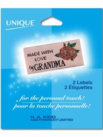 Made With Love by Grandma Label (flower)