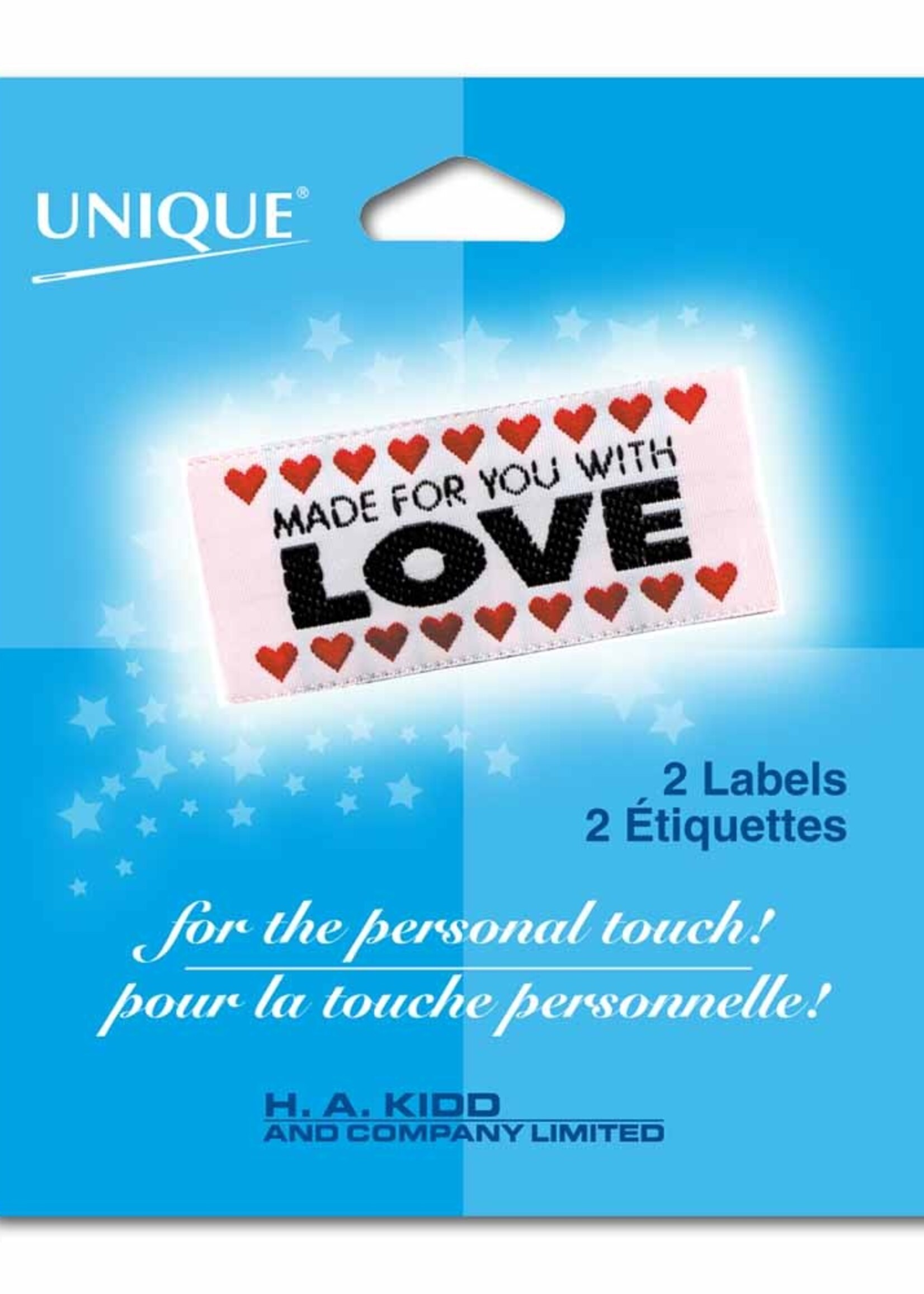 Made For You With Love Label