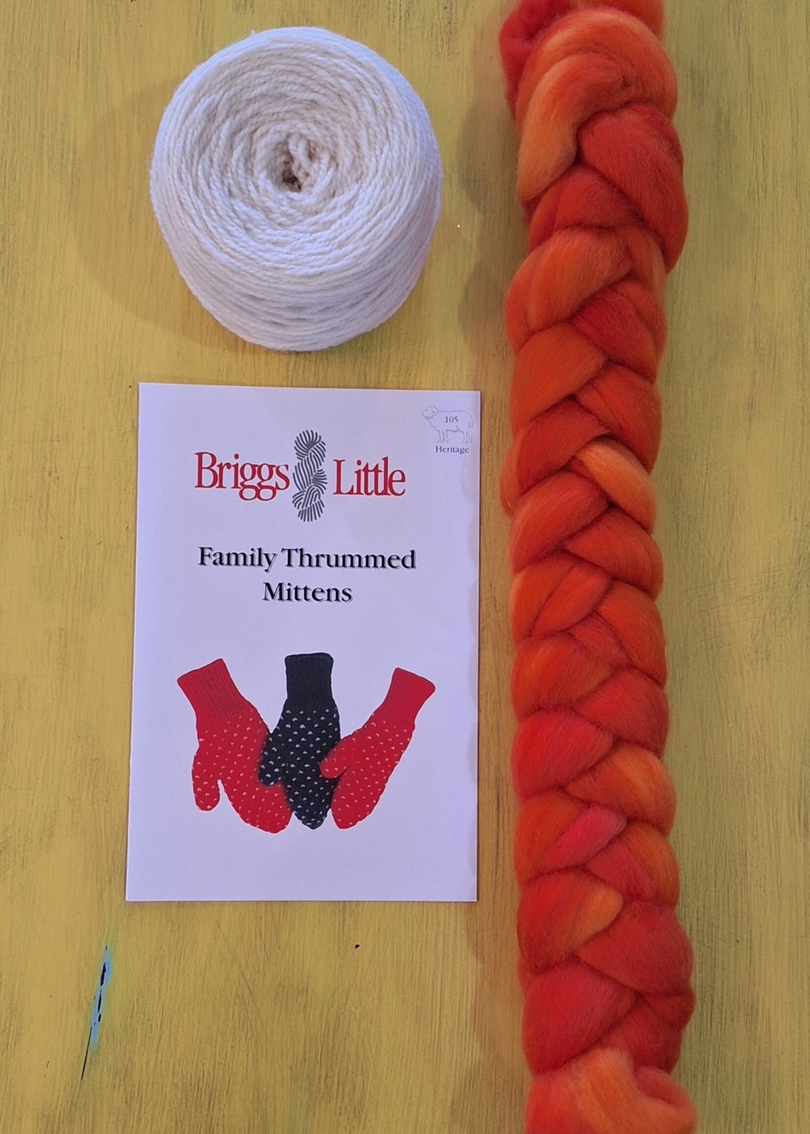 Thrummed Mittens Kit (Bakeapple Jam)