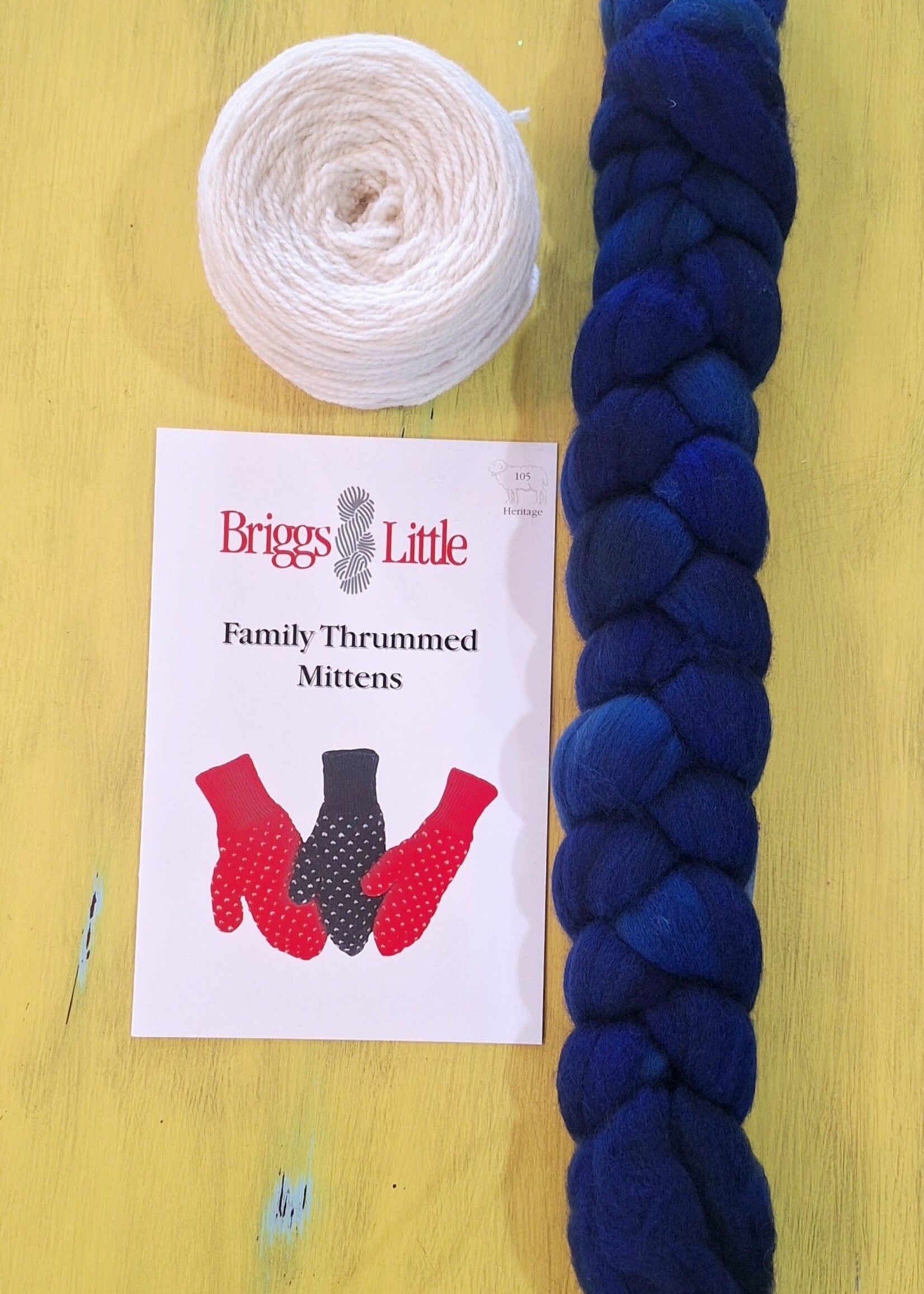 Thrummed Mittens Kit (Newfoundland Blueberries)