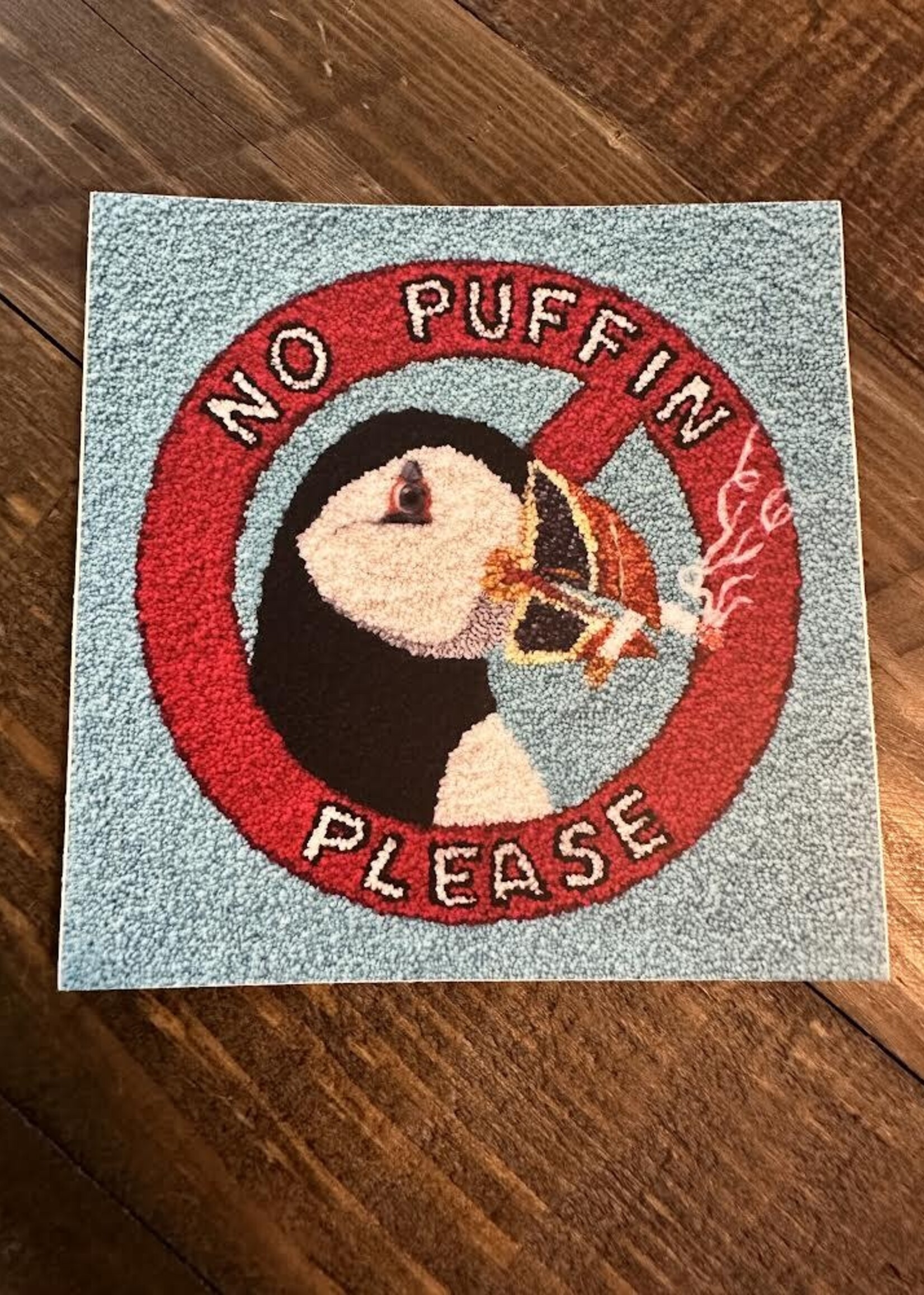 “No Puffin Please” Sticker