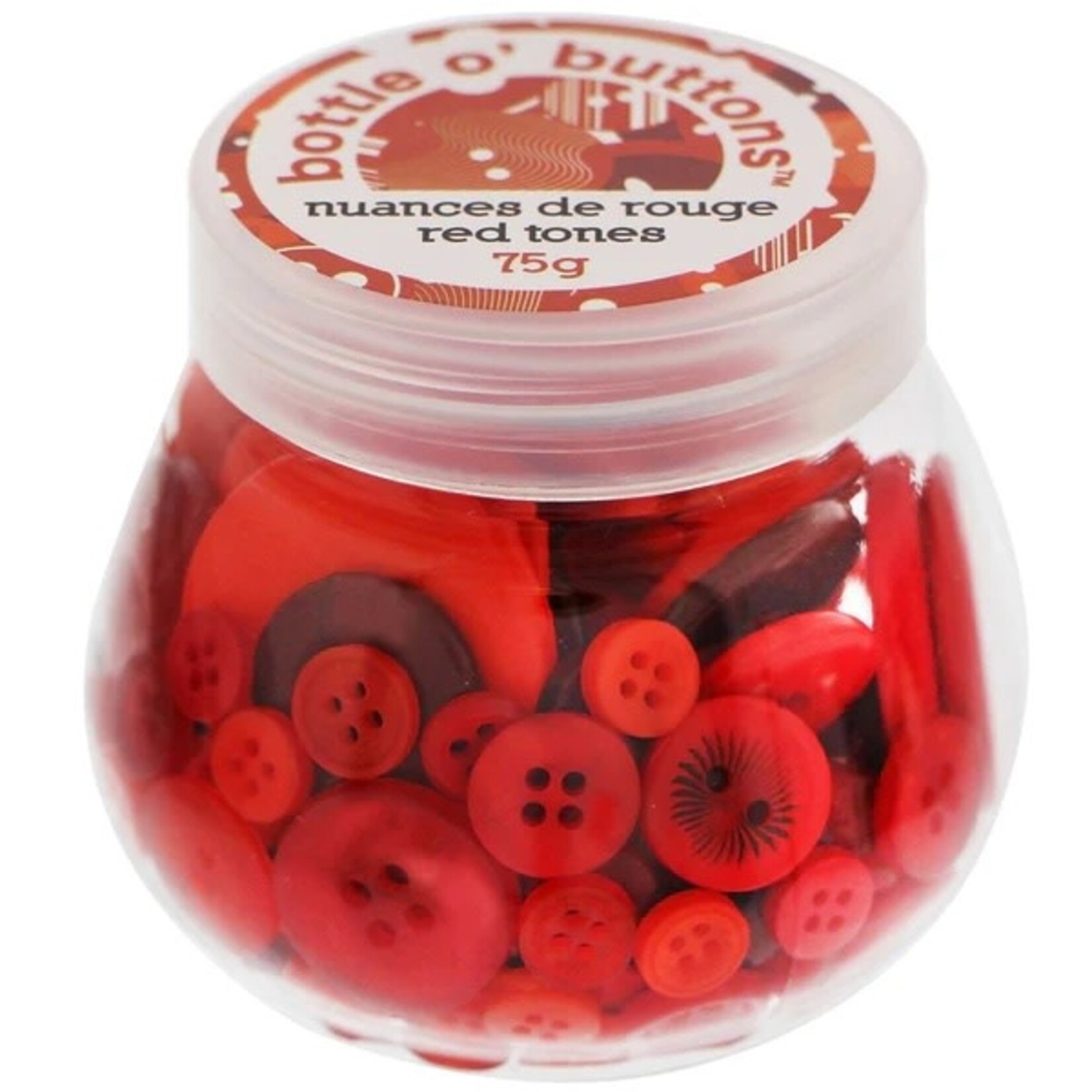 Bottle O Buttons - Red Tones