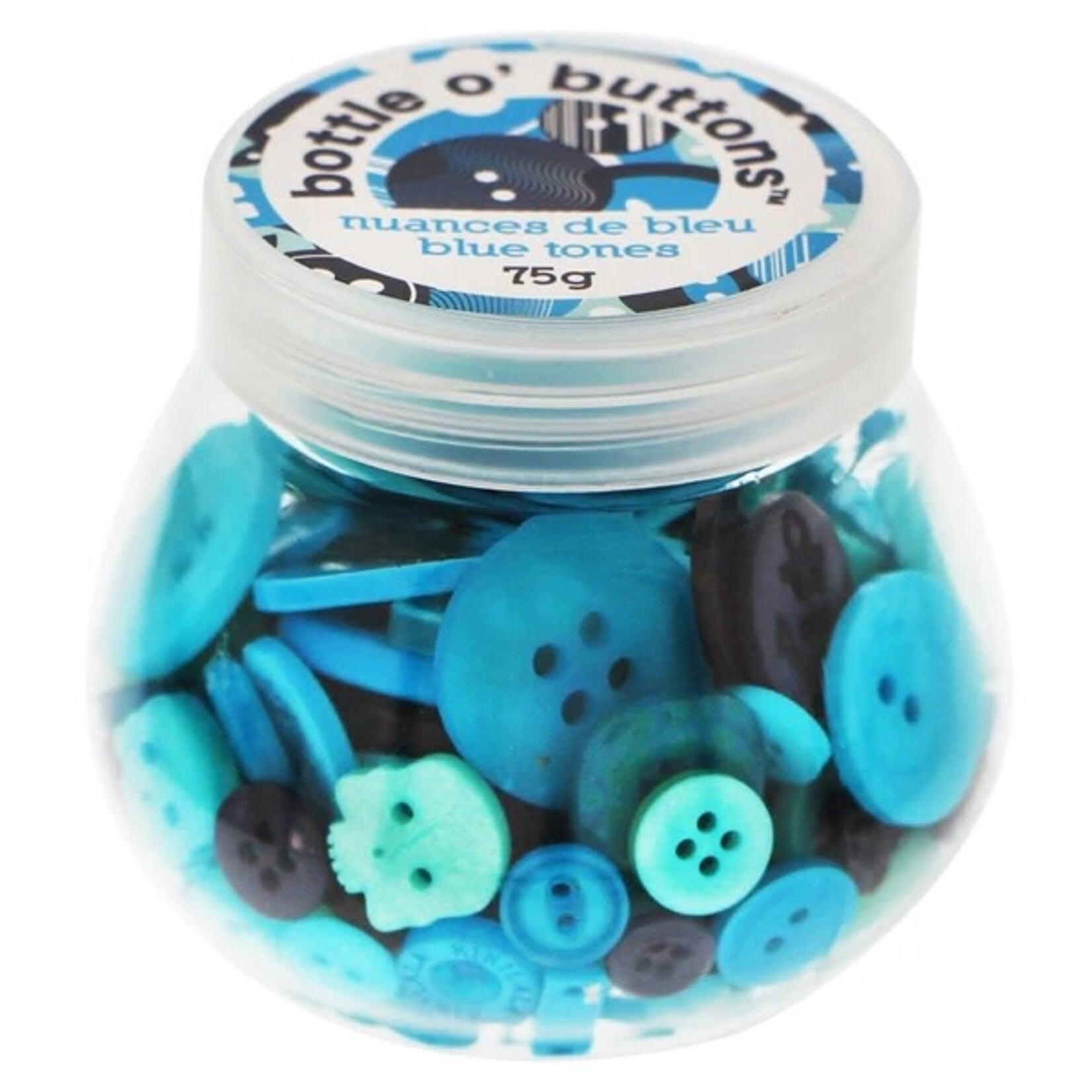 Bottle O Buttons - Blue Tones