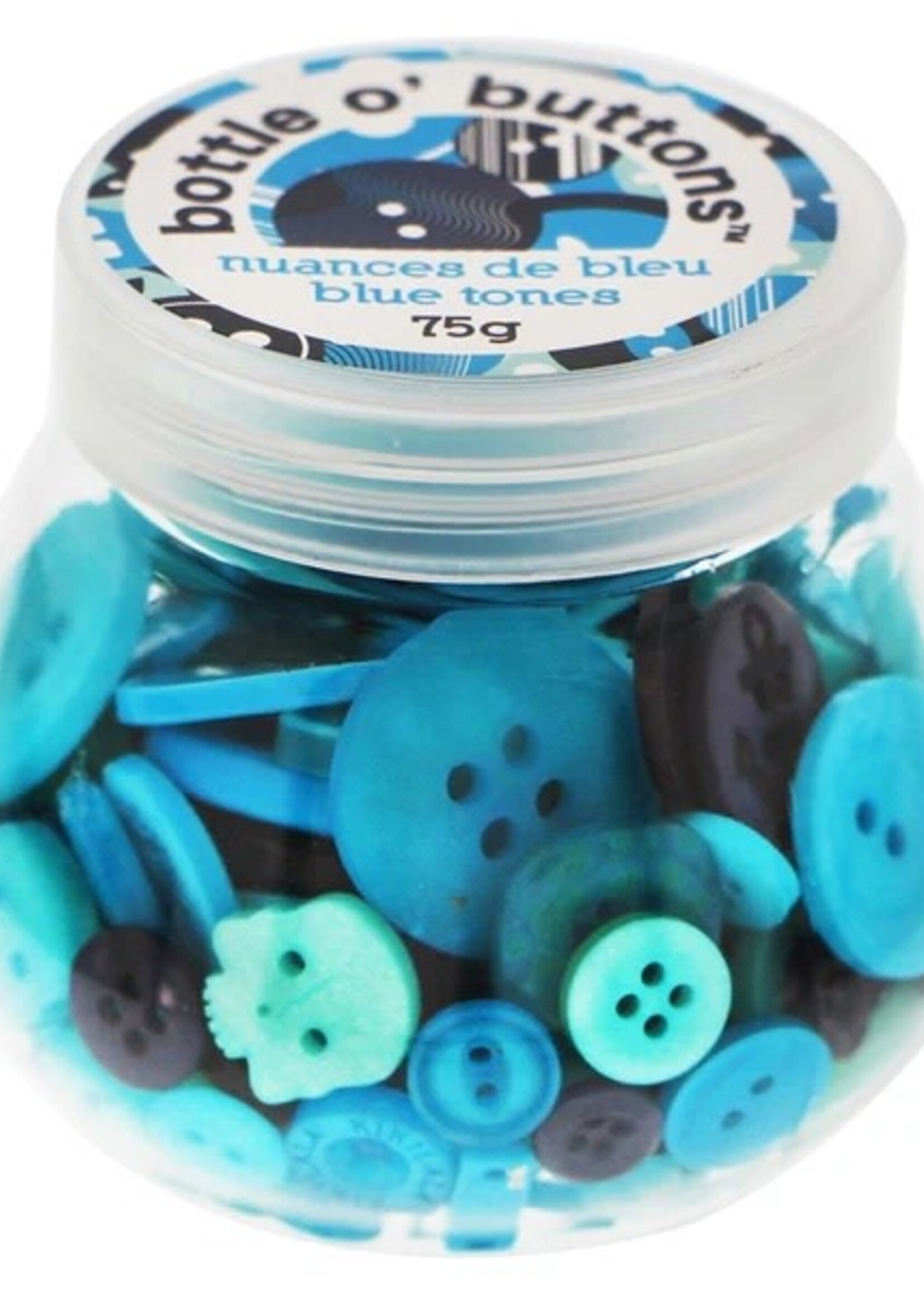 Bottle O Buttons - Blue Tones