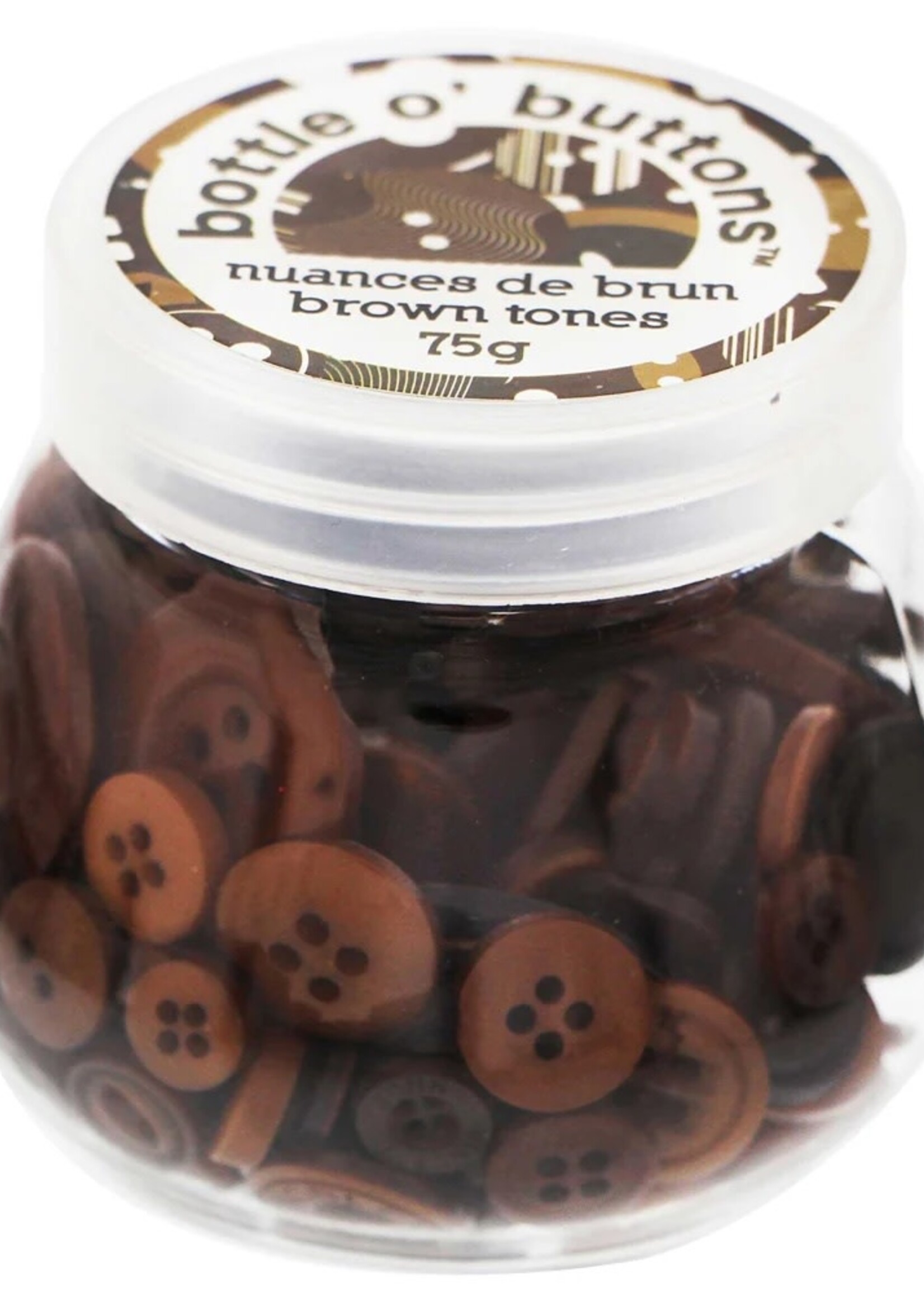 Bottle O Buttons - Brown Tones