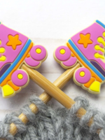 Fox & Pine Stitch Stoppers  - Pink Roller Skates