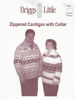 BL Zippered Cardigan Pattern with Collar