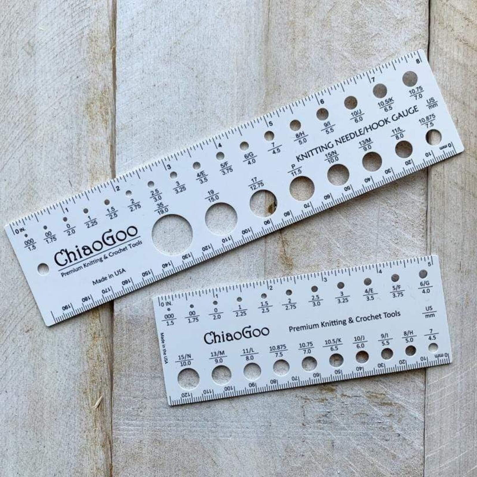 ChiaoGoo Needle Ruler Gauge - 8”
