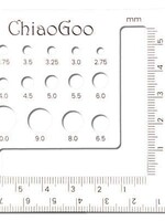 ChiaoGoo Needle & Swatch Gauge 3” (7.5cm)