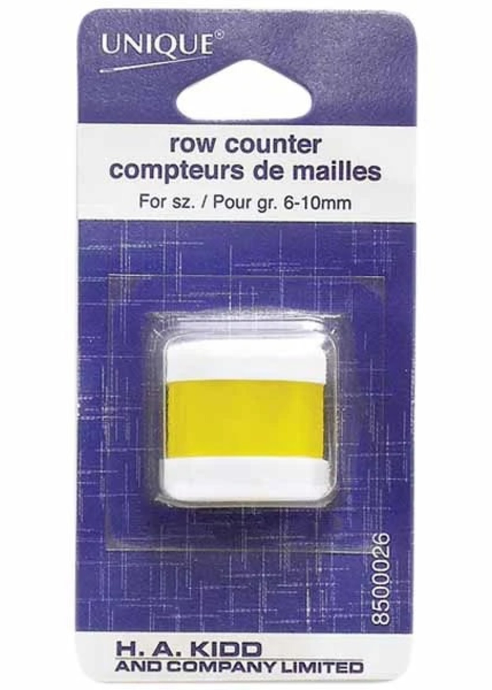 Unique Row Counter Jumbo Yellow
