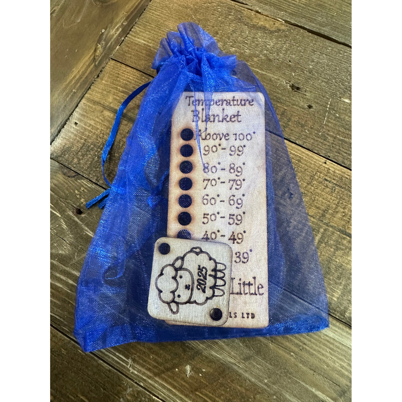 Briggs and Little Briggs & Little Temperature Blanket Template 2025 (Degrees: C) - 75% OFF