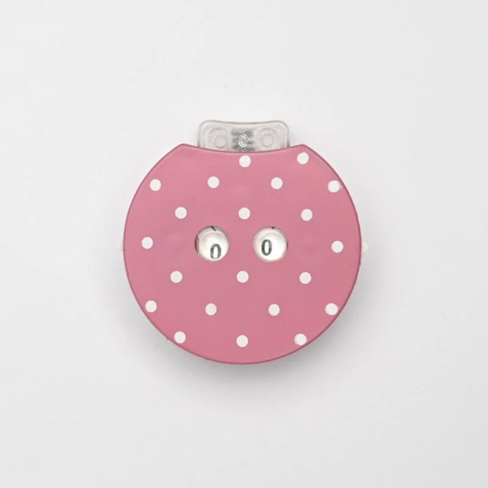 KnitPro Pink Polka Dot Clicky Row Counter