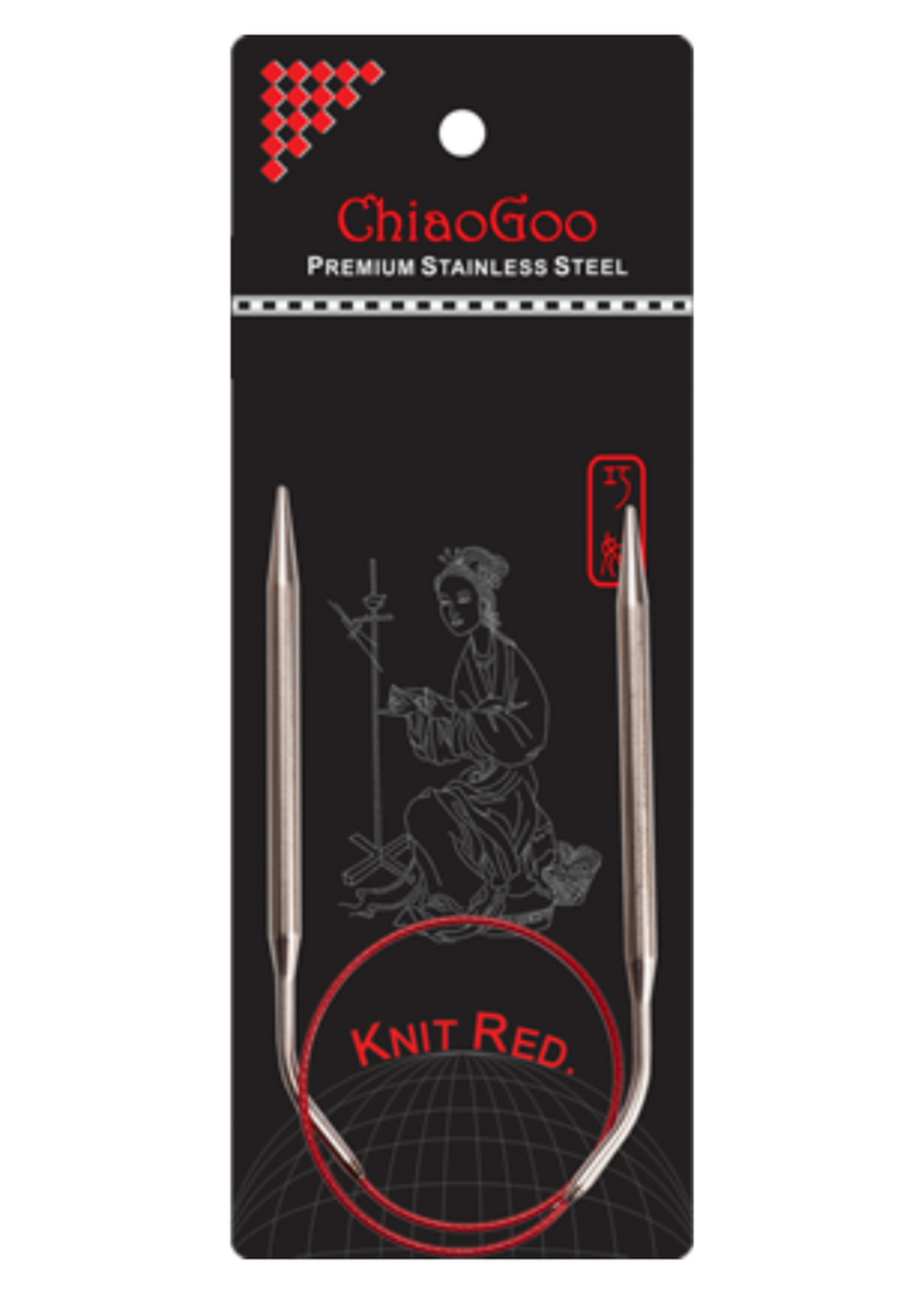 ChiaoGoo ChiaoGoo Red Lace Steel - 12" - 2.5mm