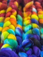 Fleece Artist FA Corriedale Sliver - Rainbow