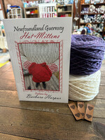 Newfoundland Guernsey Mittens & Hat KIT (Plum & Bleached White Regal)