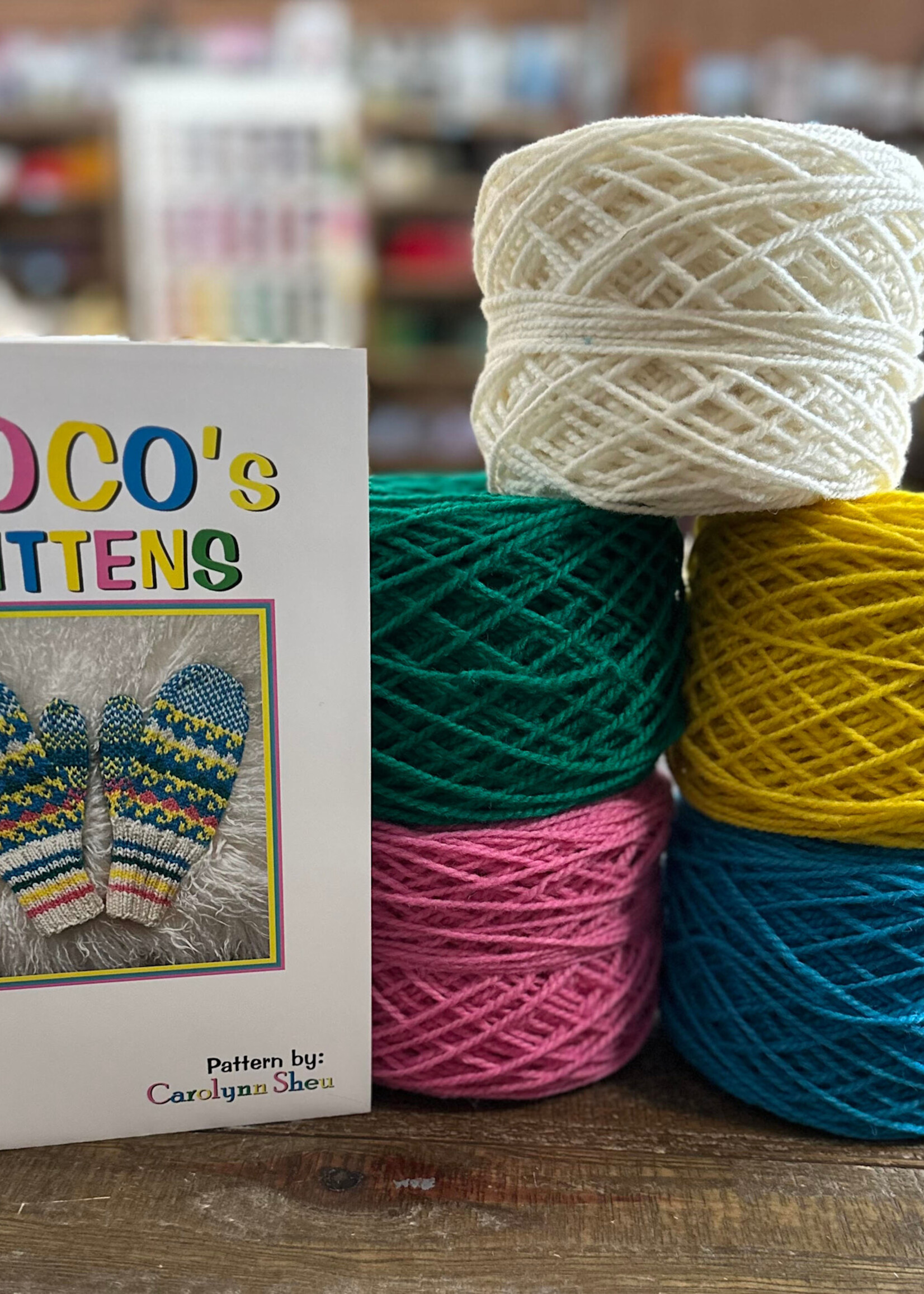 Briggs and Little COCO's Mittens Pattern KIT by Carolynn Sheu