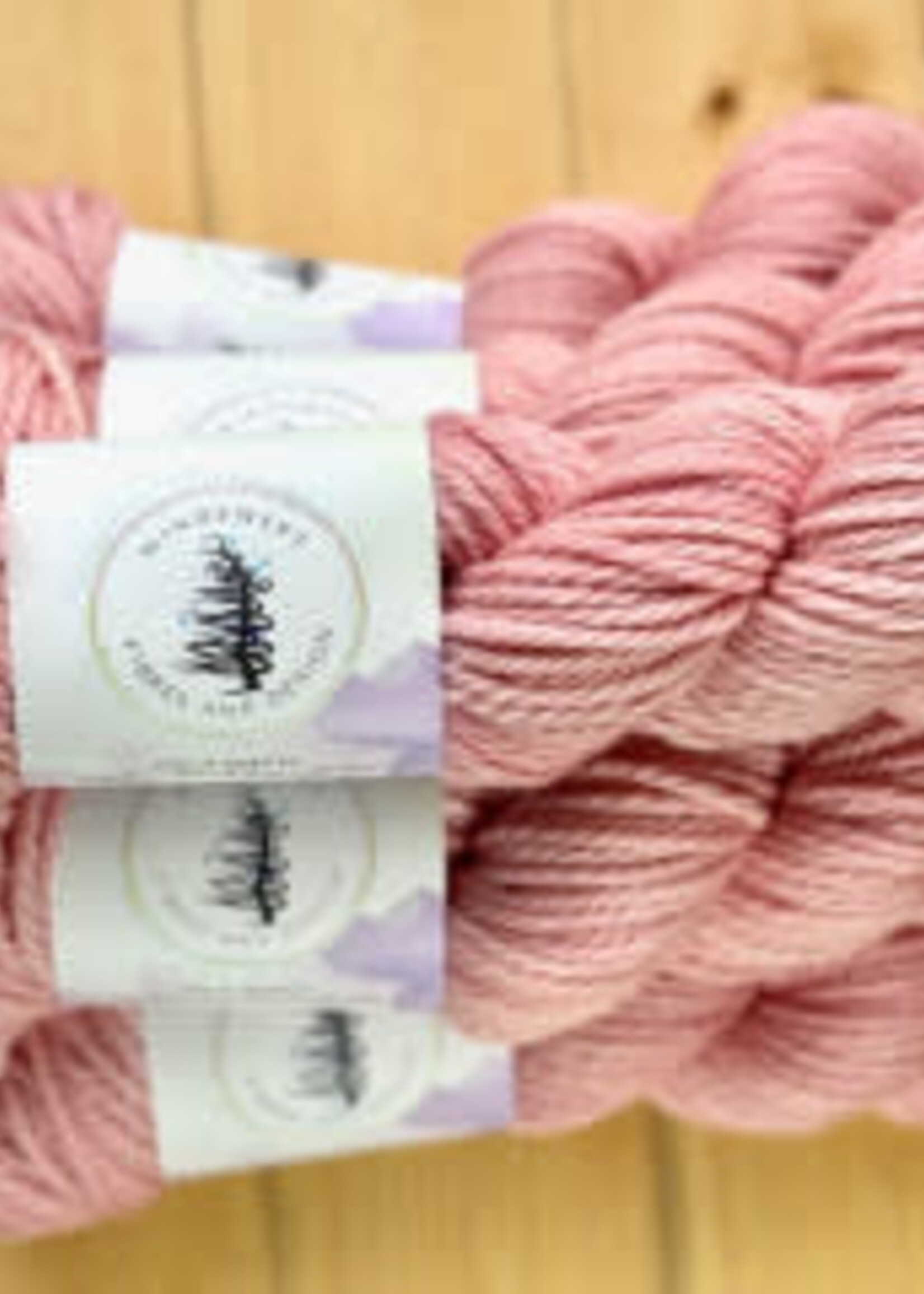 Simple ZigZag Cowl Pattern Kit (Tin Milk & Seashell)