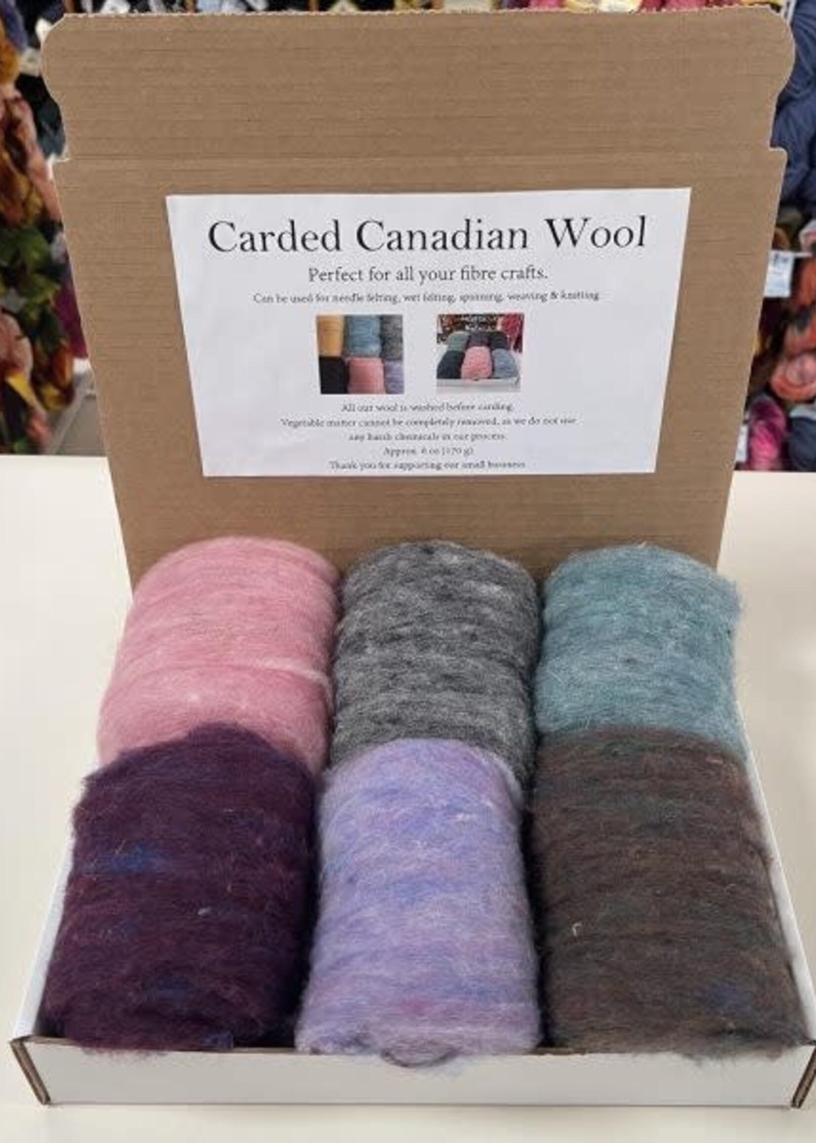 Briggs & Little Carded Wool Box