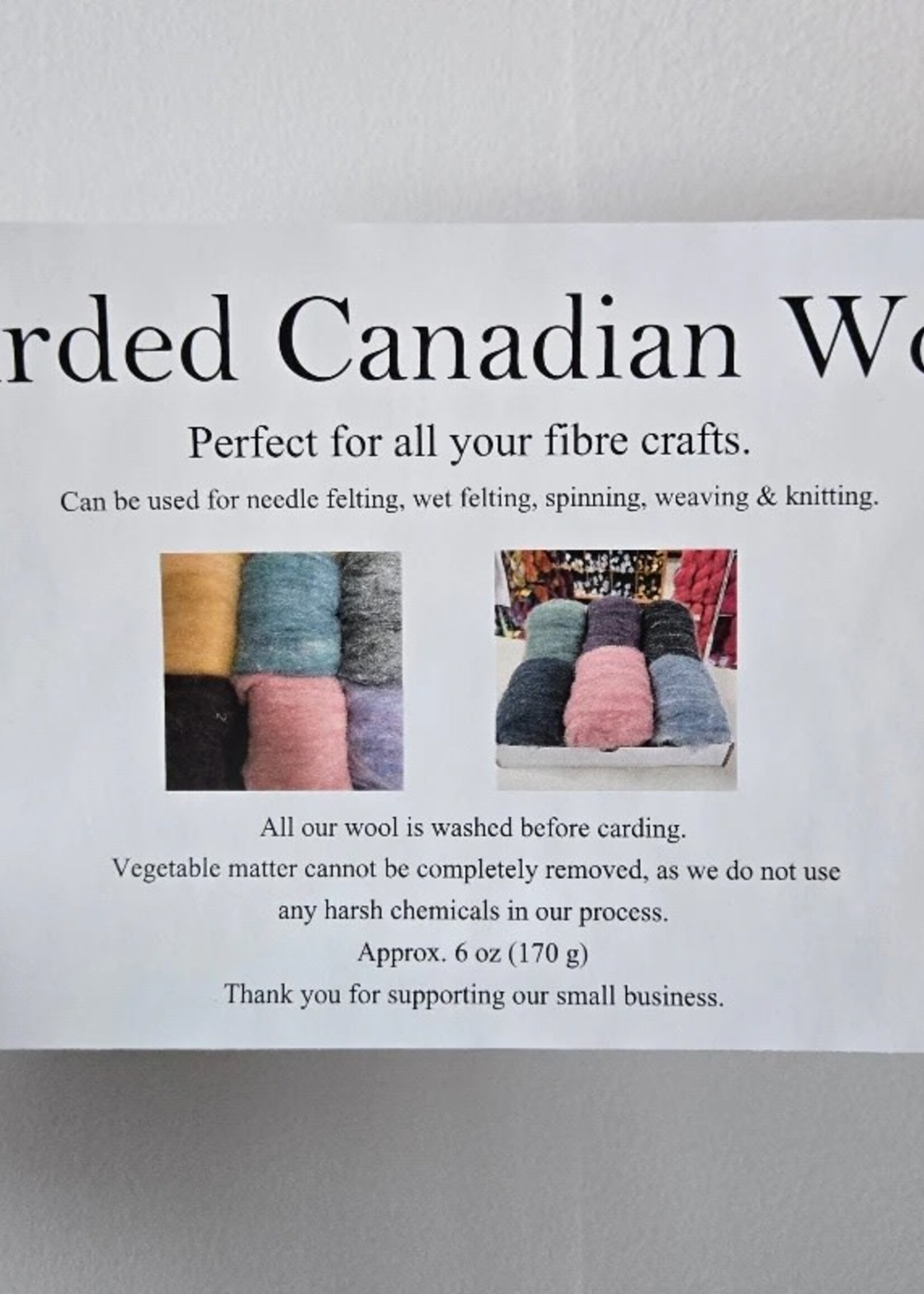 Briggs & Little Carded Wool Box