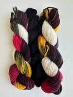 Organic Cottage Sock - PUFFIN (black heel kit)