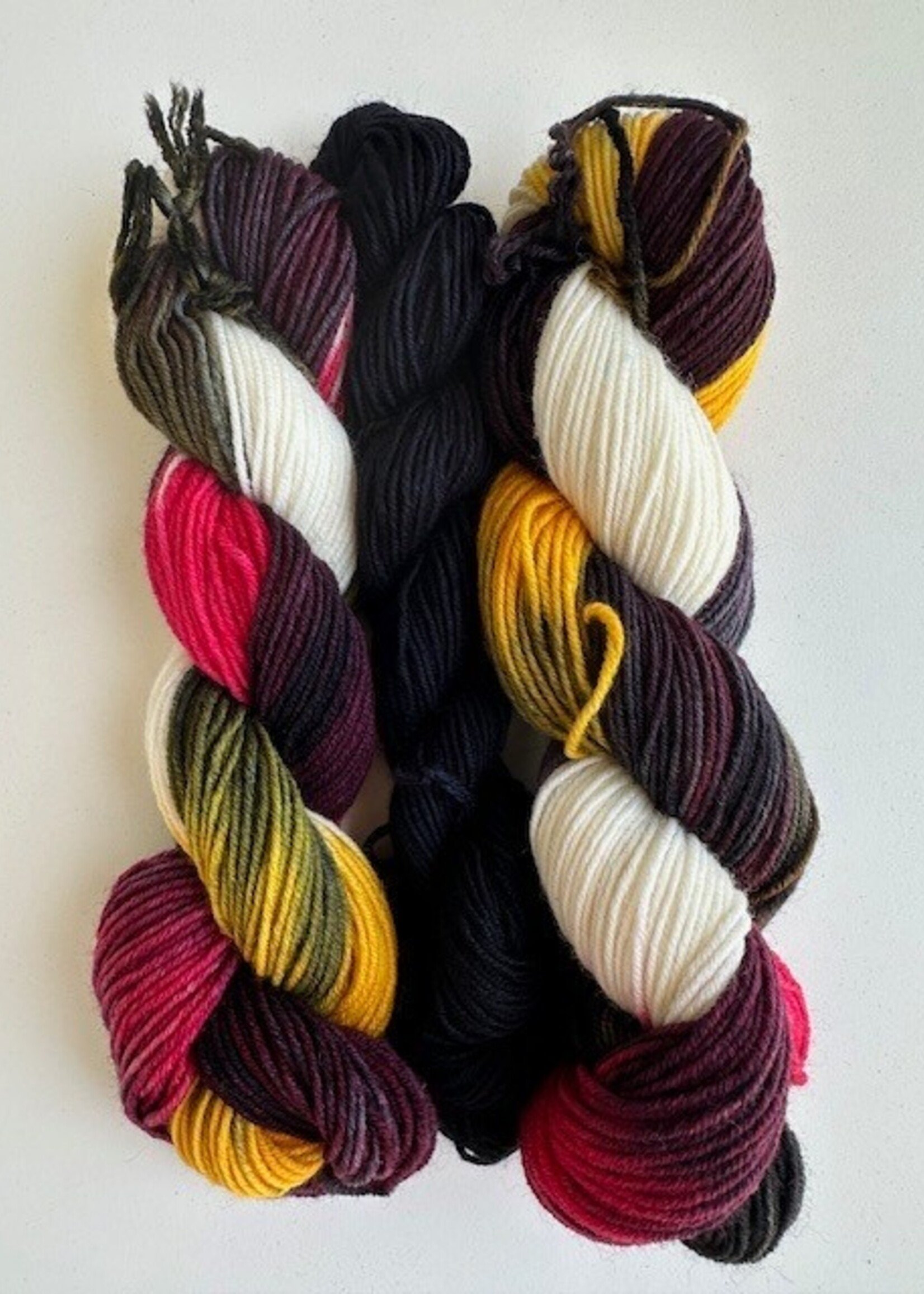 Organic Cottage Sock - PUFFIN (black heel kit)