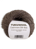 Tuku Wool Cashmere Silk 4 ply - Nut Brown 403