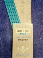 Kollage Square kollage DPN - Needles 5 pack - Blue 5" (13 cm) / 6 / 4.0 mm