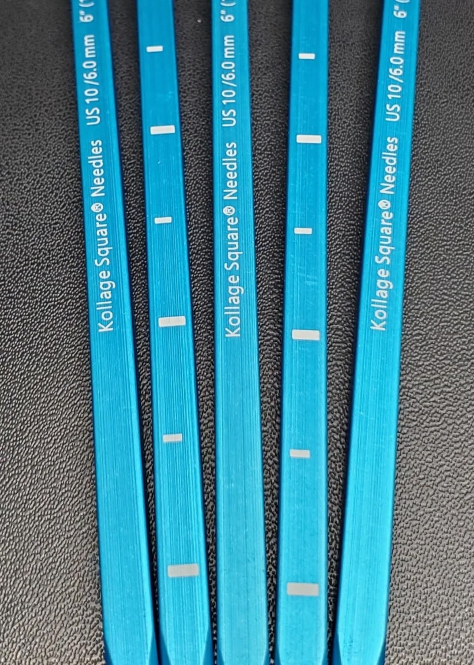 Kollage Square kollage DPN - Needles 5 pack - Blue 5" (13 cm) / 2.5 / 3.0 mm