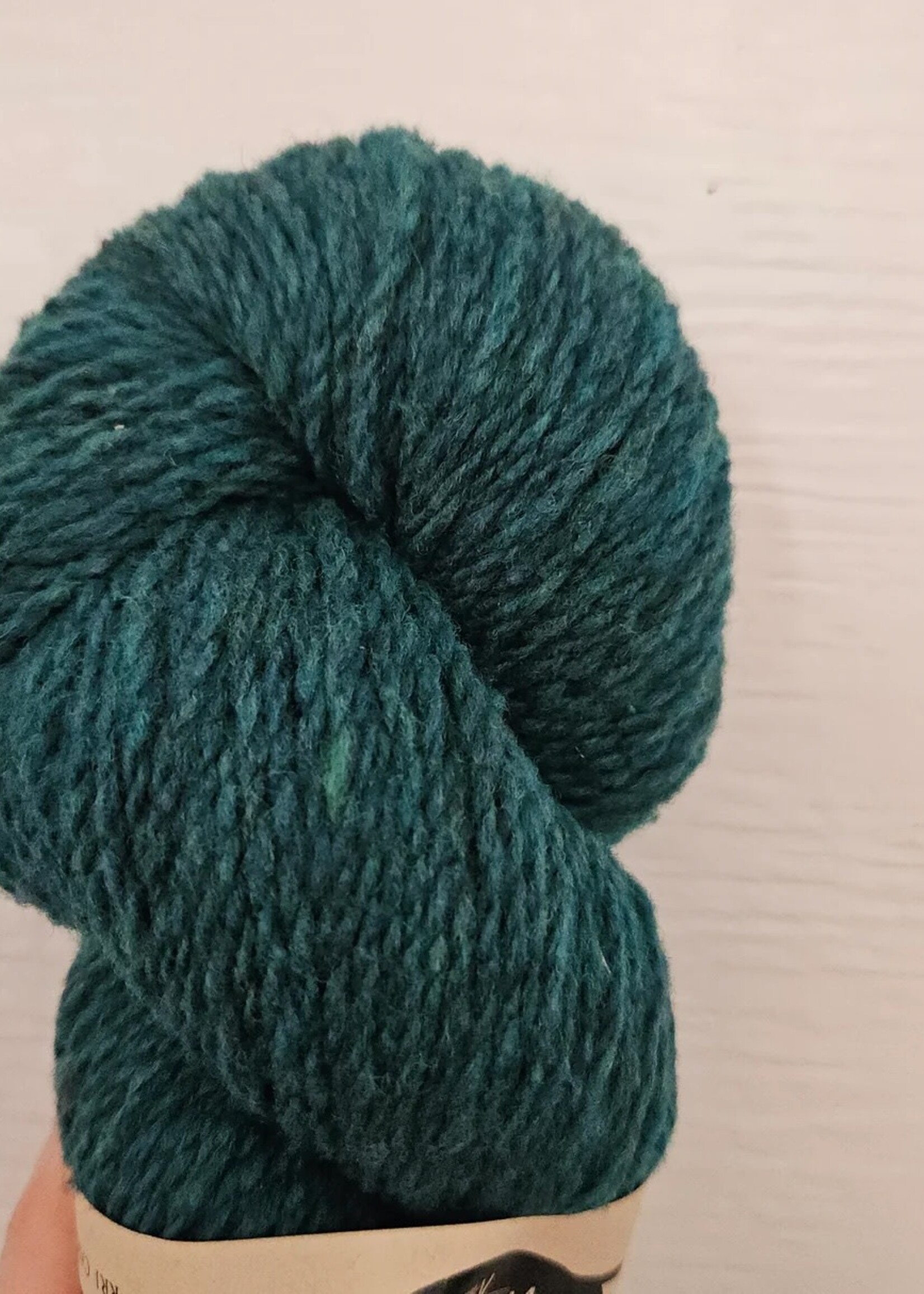 Custom Woolen Mills ltd Custom Woolen Mills - Mule Spinner 2-Ply Yarn - #R2D Emerald Heather