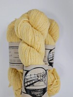 Custom Woolen Mills ltd Custom Woolen Mills - Mule Spinner 2-Ply Yarn - #12H11 Butter Yellow Heather