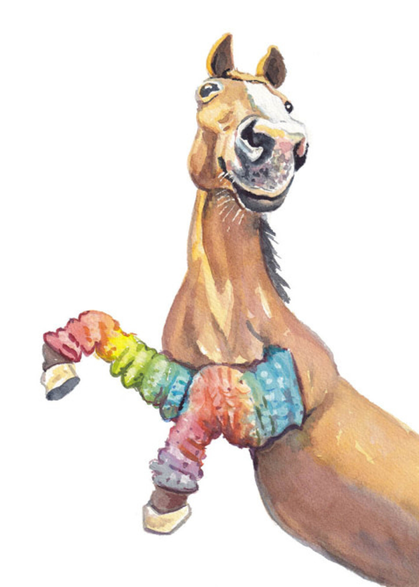 Greeting Card - Horse