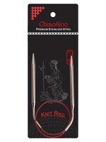 ChiaoGoo ChiaoGoo Red Lace Steel - Knit Red - 9" - 3.5mm