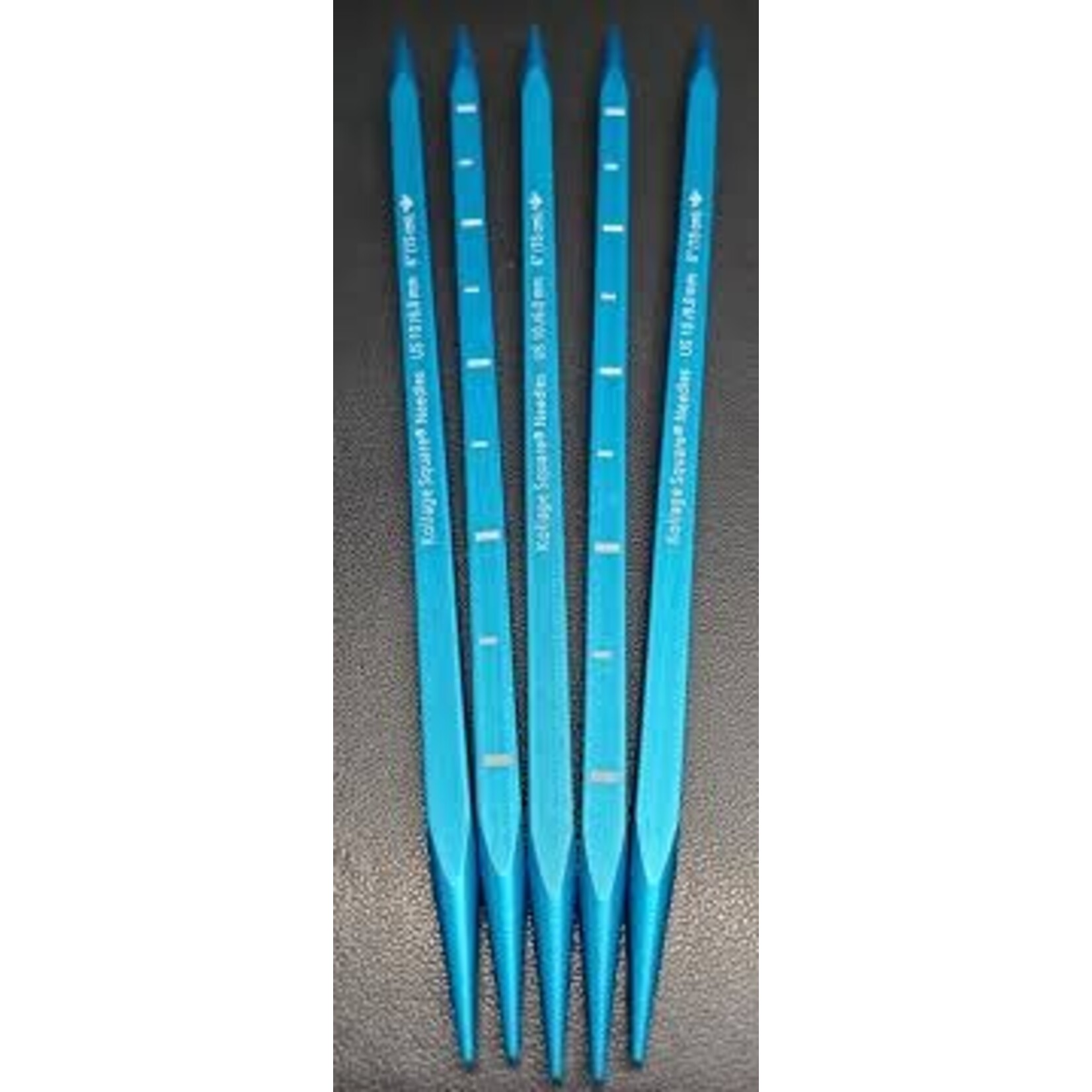 Kollage Square Double Pointed Knitting Needles - Blue - 6" - 3.25mm