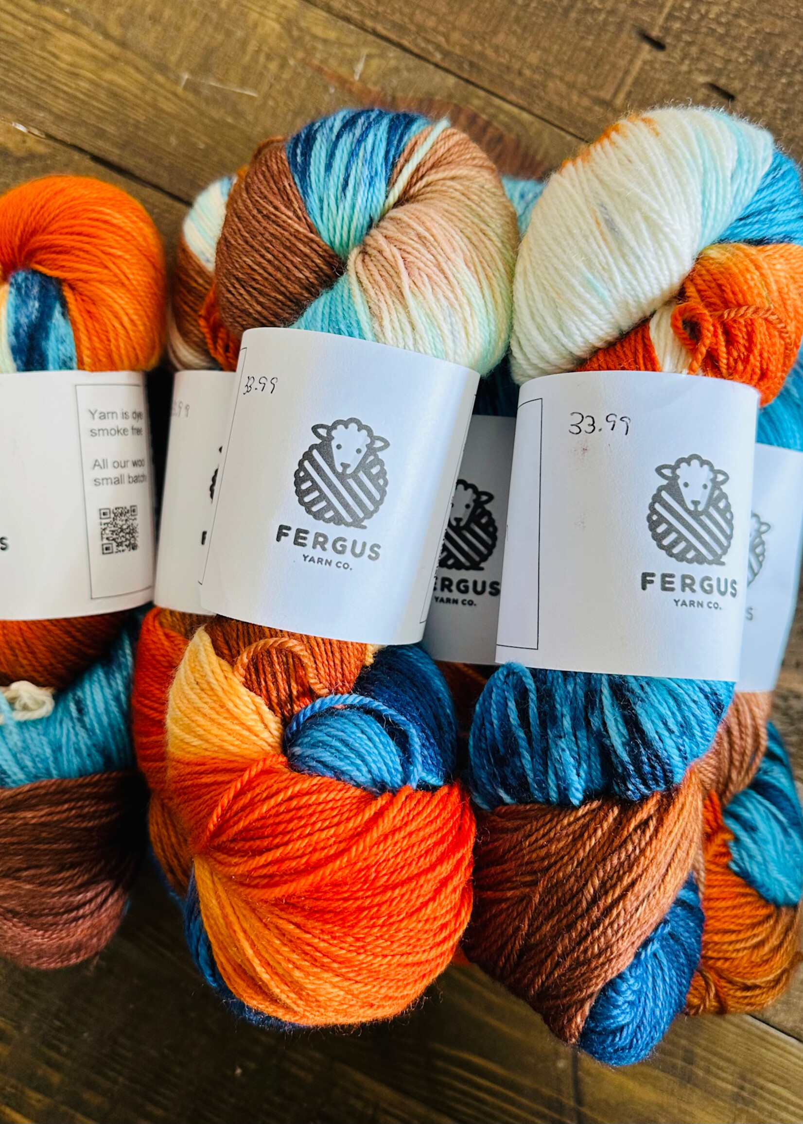 Fergus Yarn Co. Snowfall in Autumn by Fergus Yarn Co.