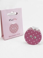 KnitPro Pink Polka Dot Clicky Row Counter