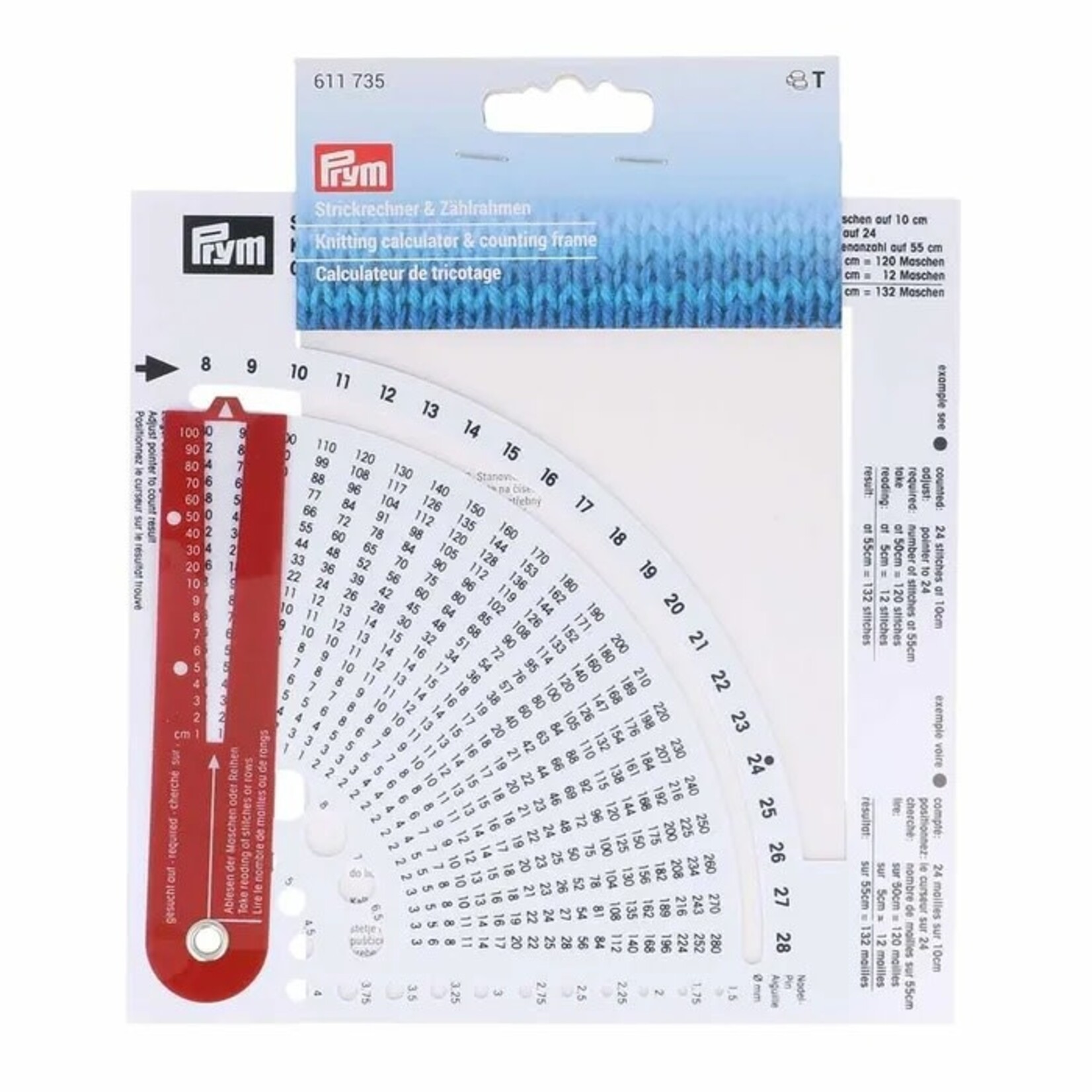 Prym Knitting Calculator