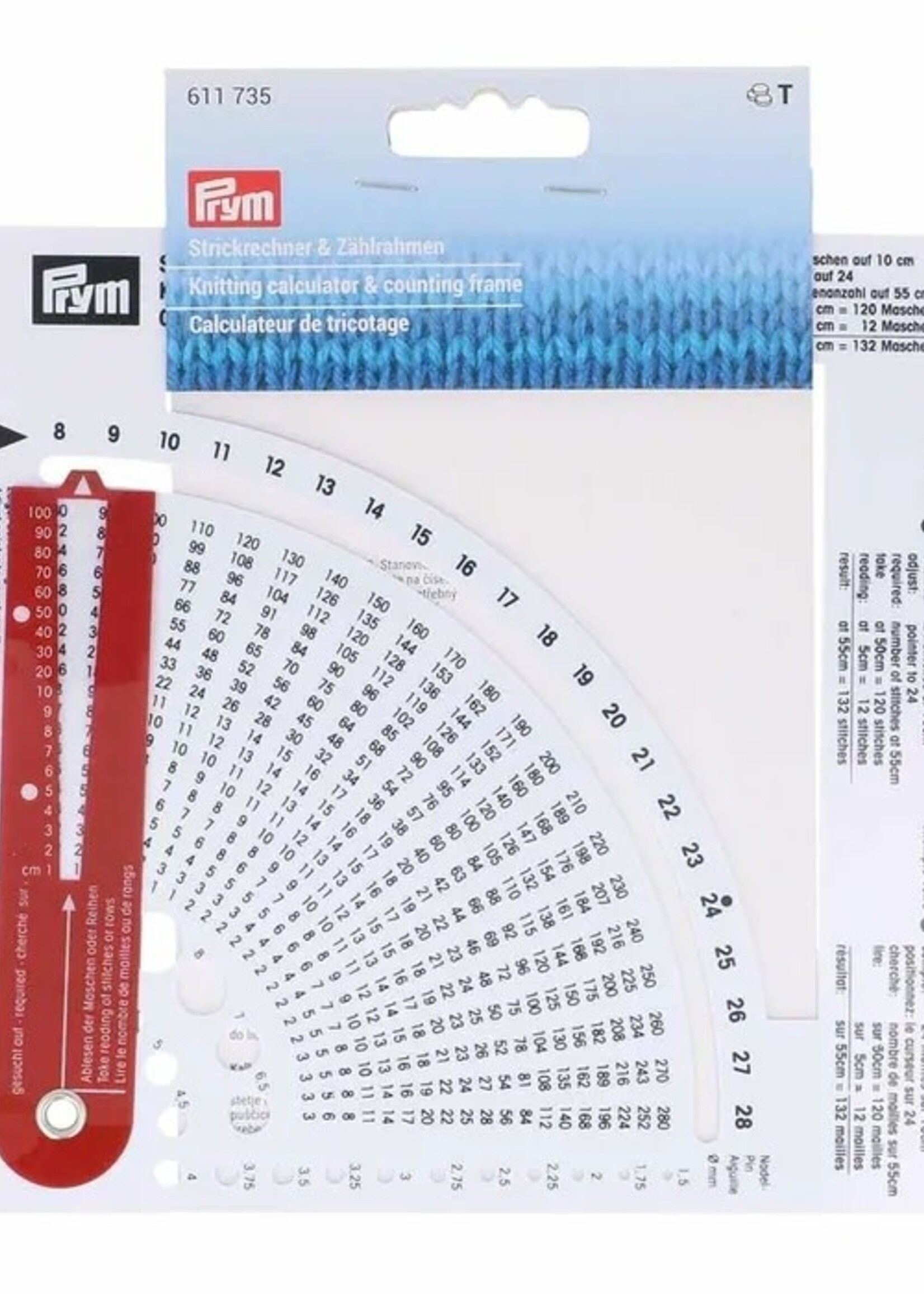 Prym Knitting Calculator