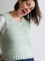 Fleece Artist Vest Friend Kit: Anise/Wisteria