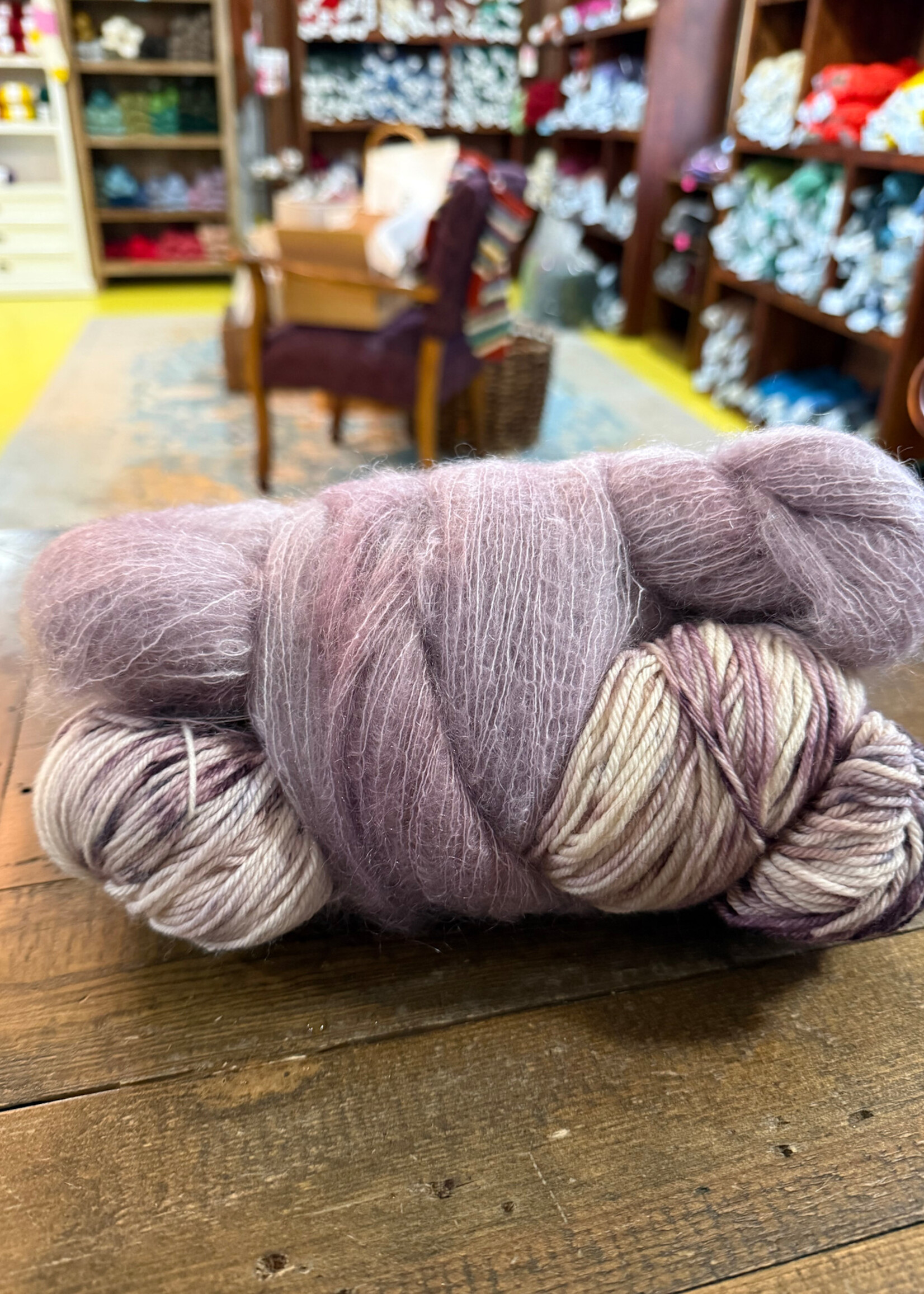 Fleece Artist Vest Friend Kit: Anise/Wisteria