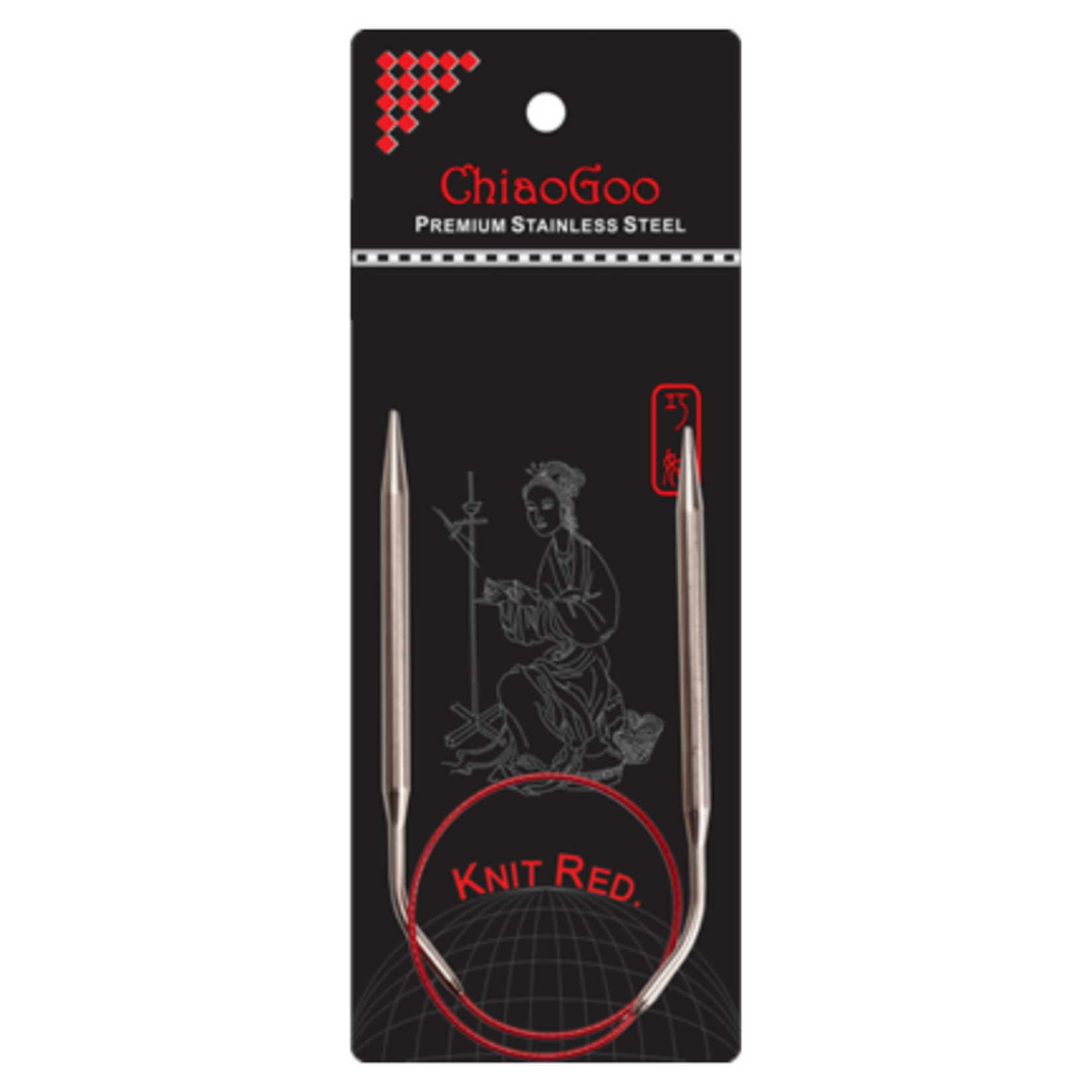 ChiaoGoo ChiaoGoo KNIT RED Circular - 40" 2.0 mm