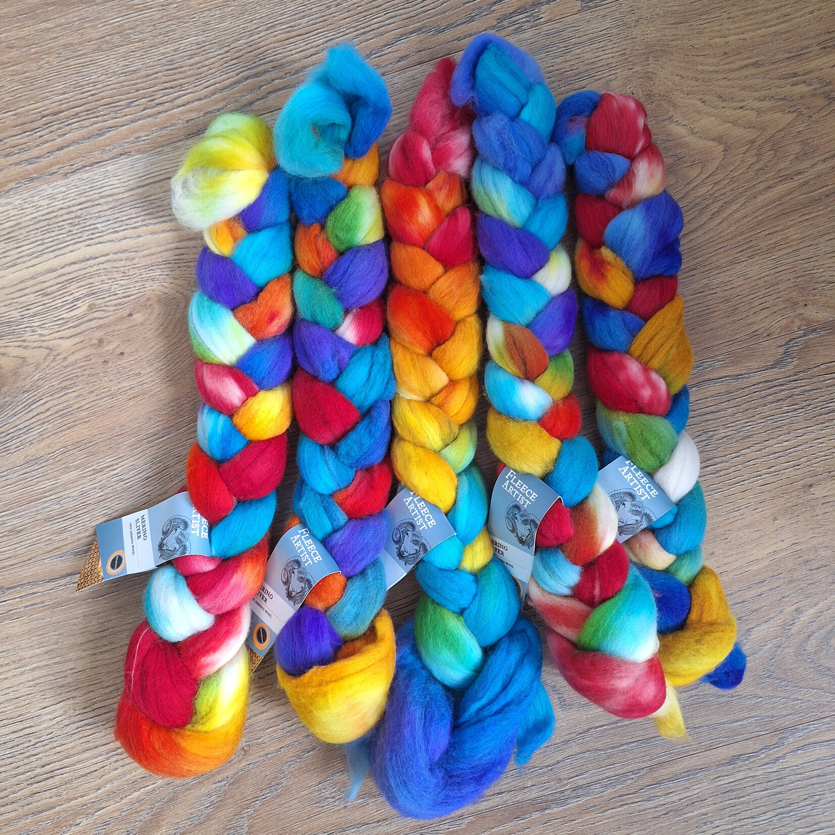 Fleece Artist Fleece Artist - Merino Sliver - Xylophone - 50g  Braid