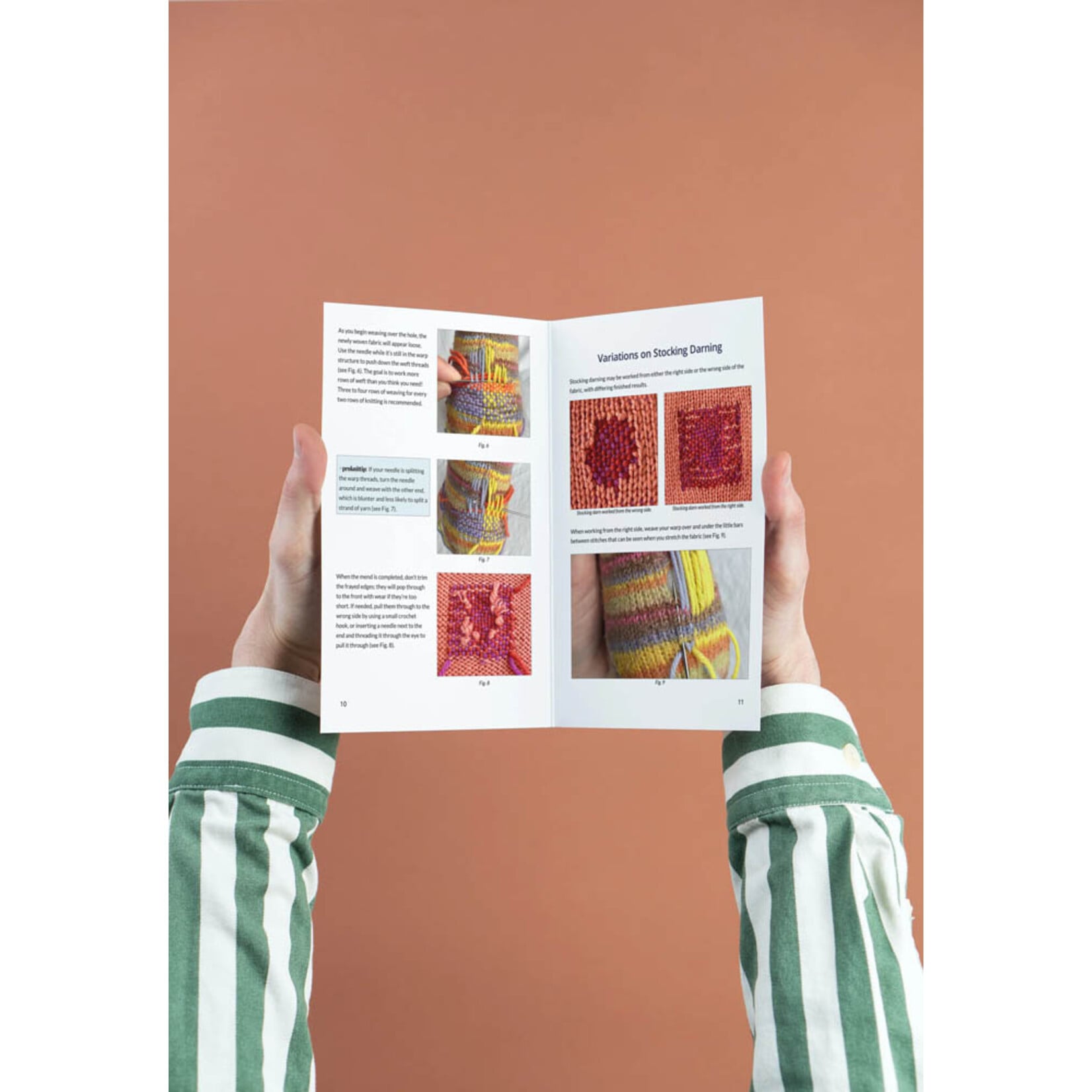 Book- Sock Mending Guide Vol. 1 Swiss, Scottish, and Stocking Darning  by Holli Yeoh
