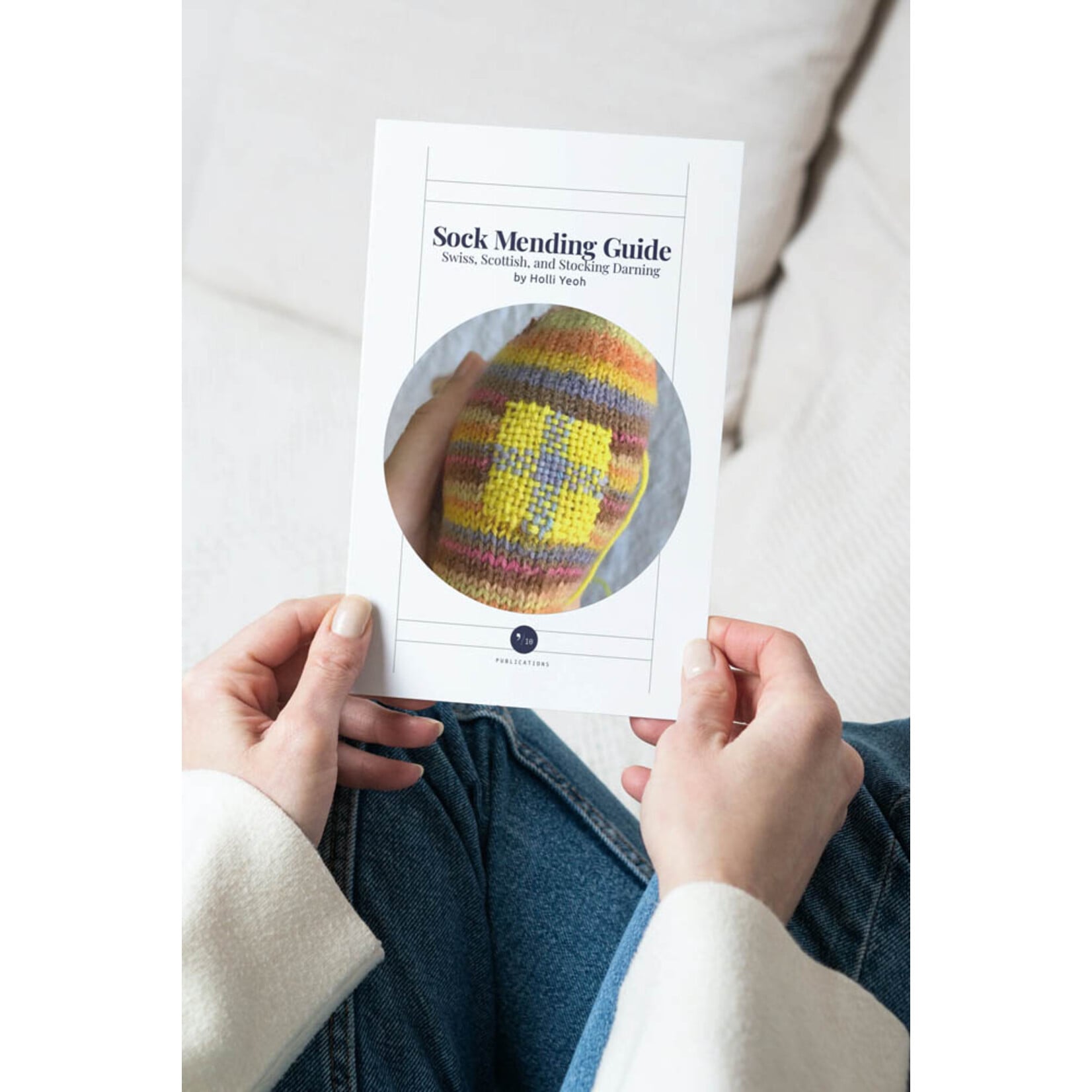 Book- Sock Mending Guide Vol. 1 Swiss, Scottish, and Stocking Darning  by Holli Yeoh
