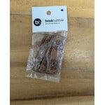 BrickBubble Tags - Handmade - Cinnamon Colour