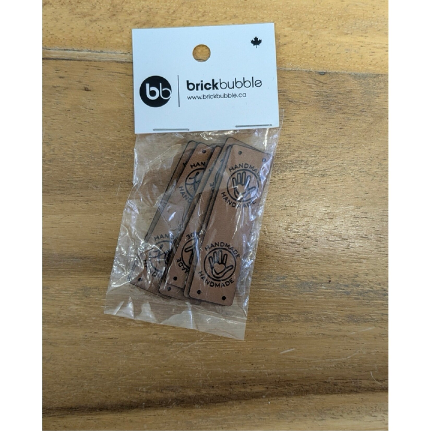 BrickBubble Tags - Handmade - Cinnamon Colour
