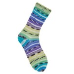 Rico Yarns -  Superba Bamboo Sock - Purple/Yellow/Blue Stripe
