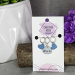 Création Andy - Stitch Markers - Grey Sloth